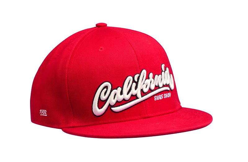 Edullinen Flatpeak Snapback lippis omalla logolla.